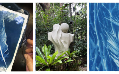 Discover the world of cyanotype at the Phoenix Sculpture Garden, Mt Glorious